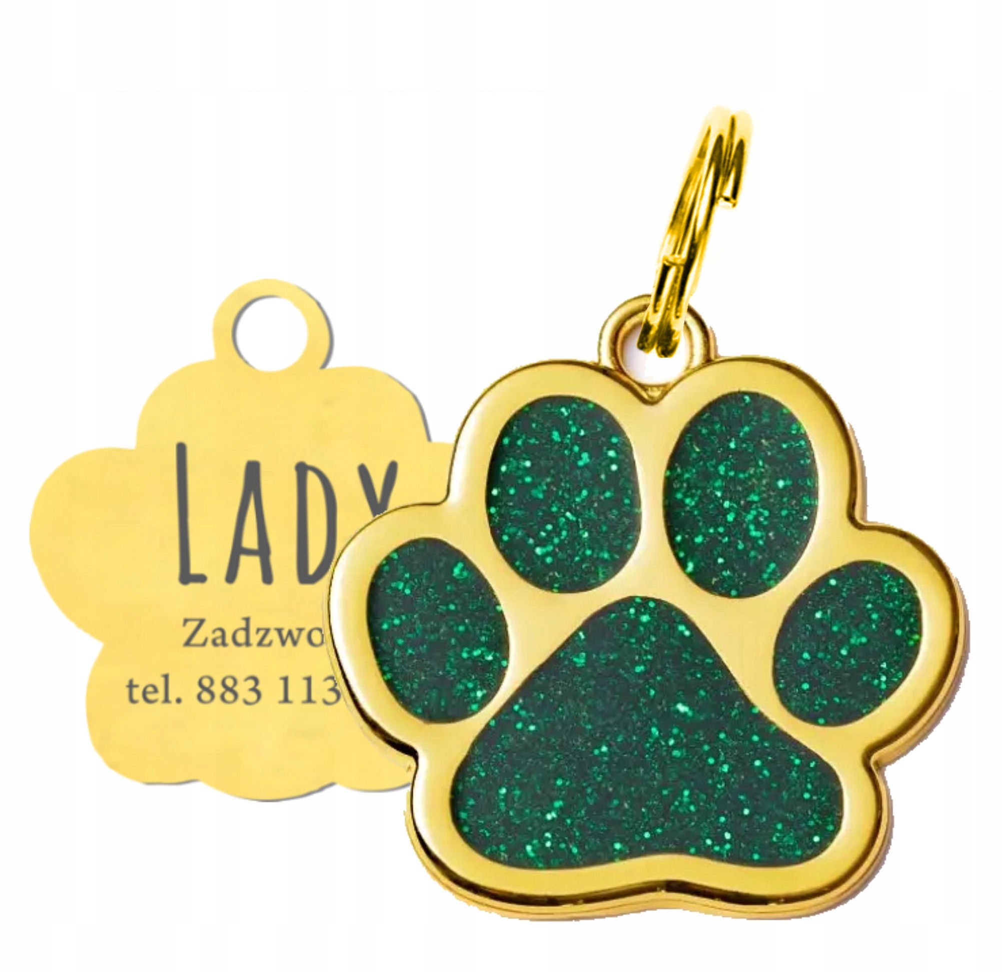 

Identyfikator Adresówka dla Psa Kota Łapka Grawer