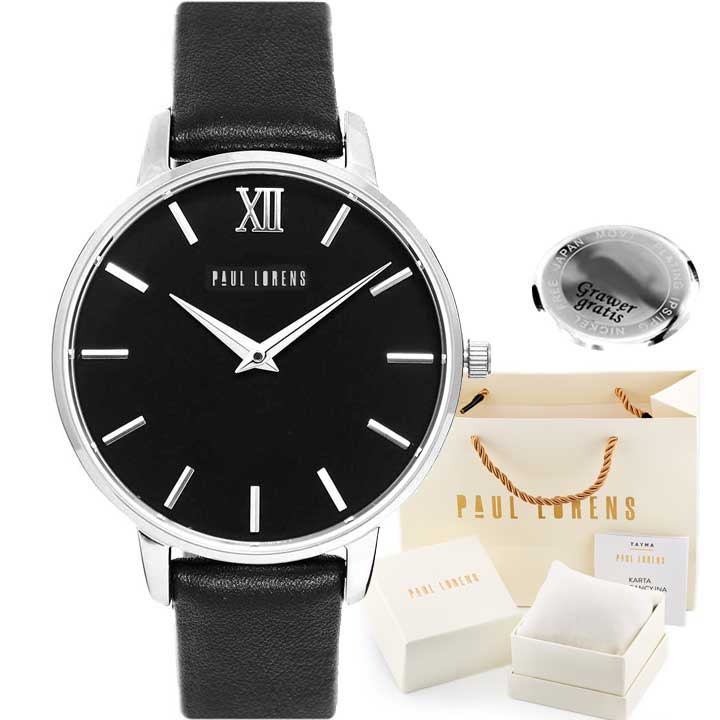Dámské hodinky Paul Lorens Marica klasické přírodní kůže Box Gravírování