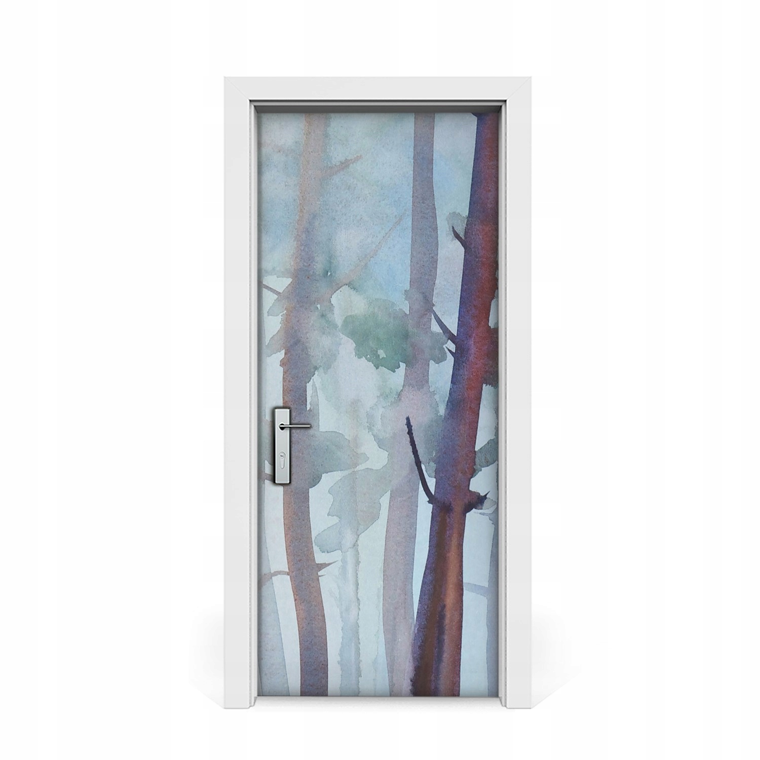 

Naklejka na drzwi okleina Ponury Las 85x205
