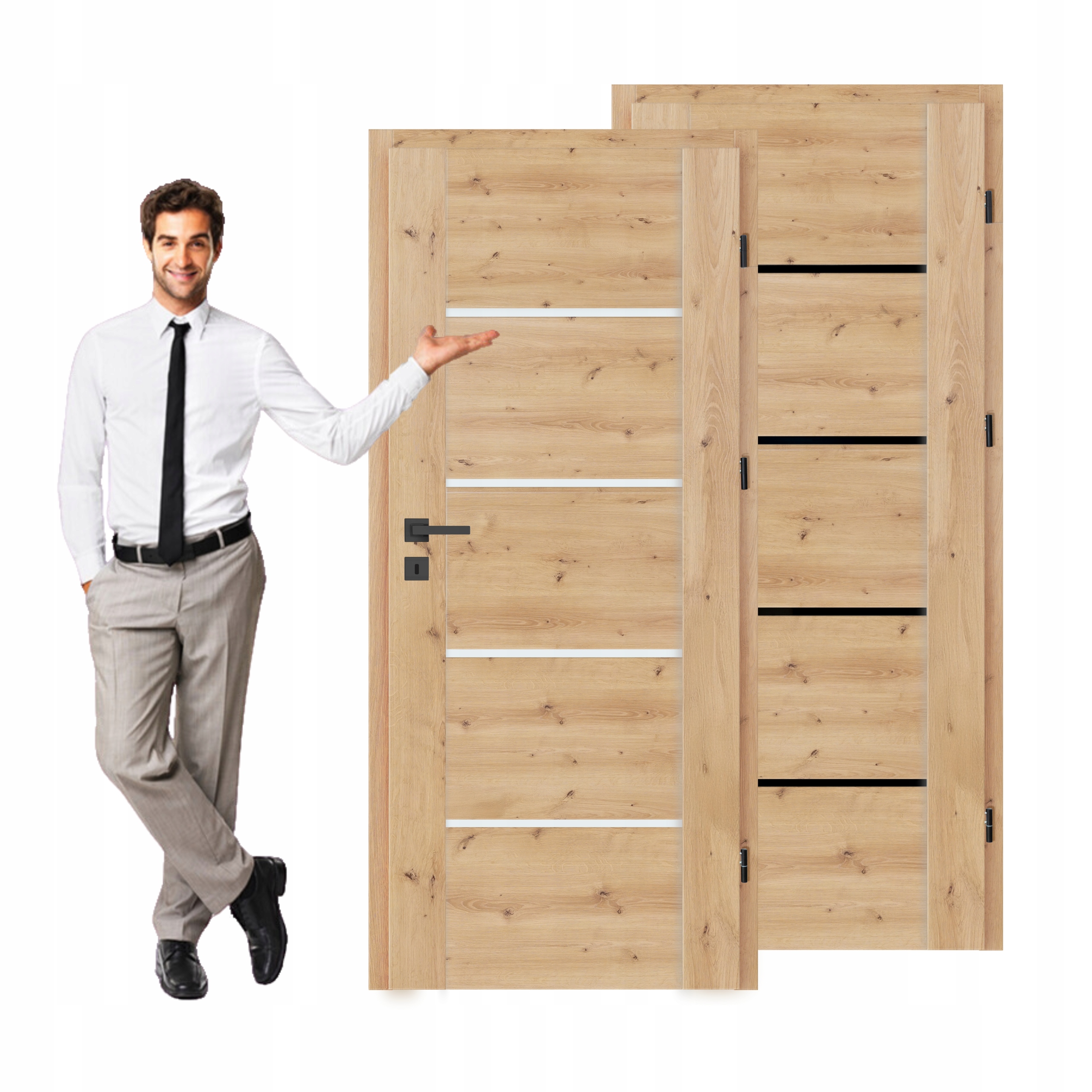 Interiérové dveře Lento s možností zárubně Ramové plné Mdf