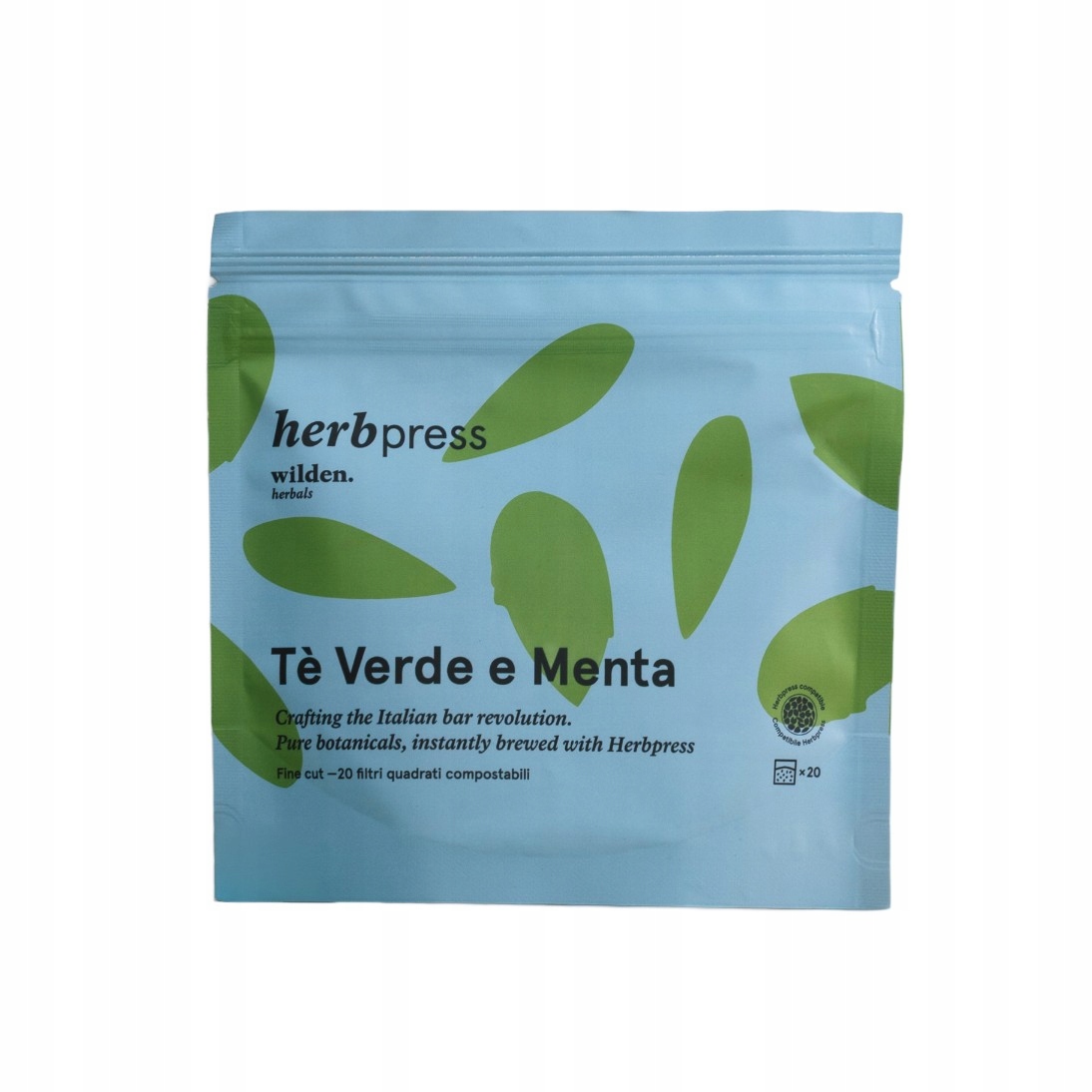 Směs Te Verde E Menta herbpress Wilden Herbals 20 ks