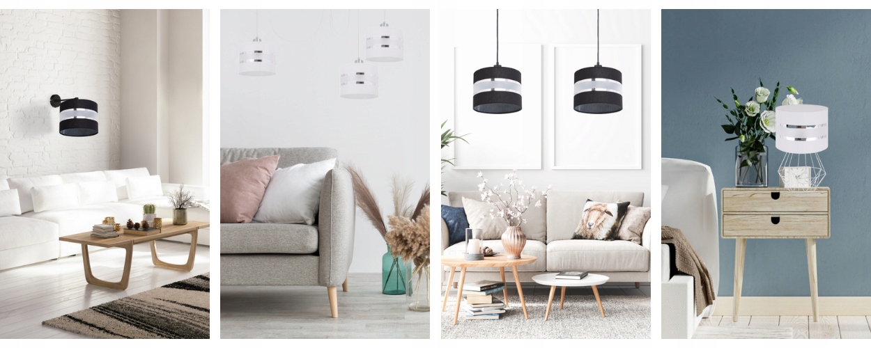 LAMPKA NOCNA STOŁOWA BIURKOWA ABAŻUR KOLORY Zasilanie sieciowe