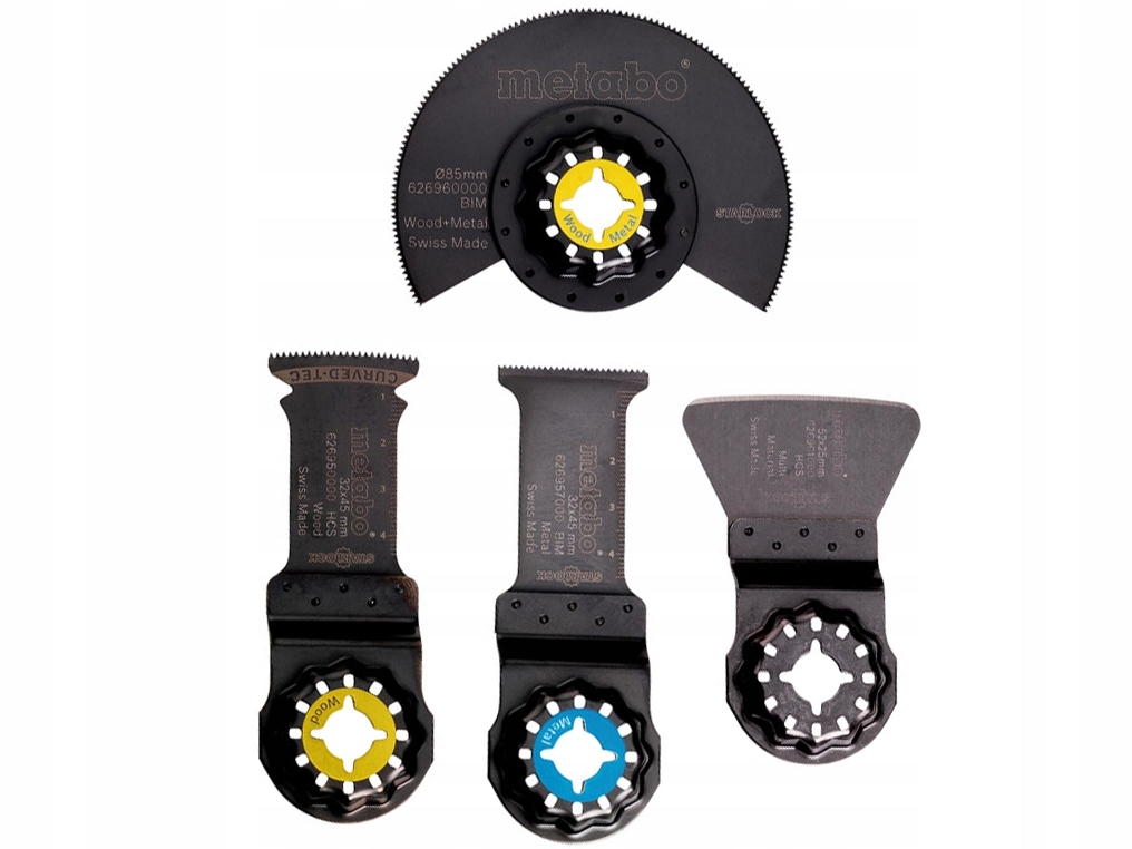 METABO 26-420 zestaw brzeszczot skrobak drewno metal 4szt