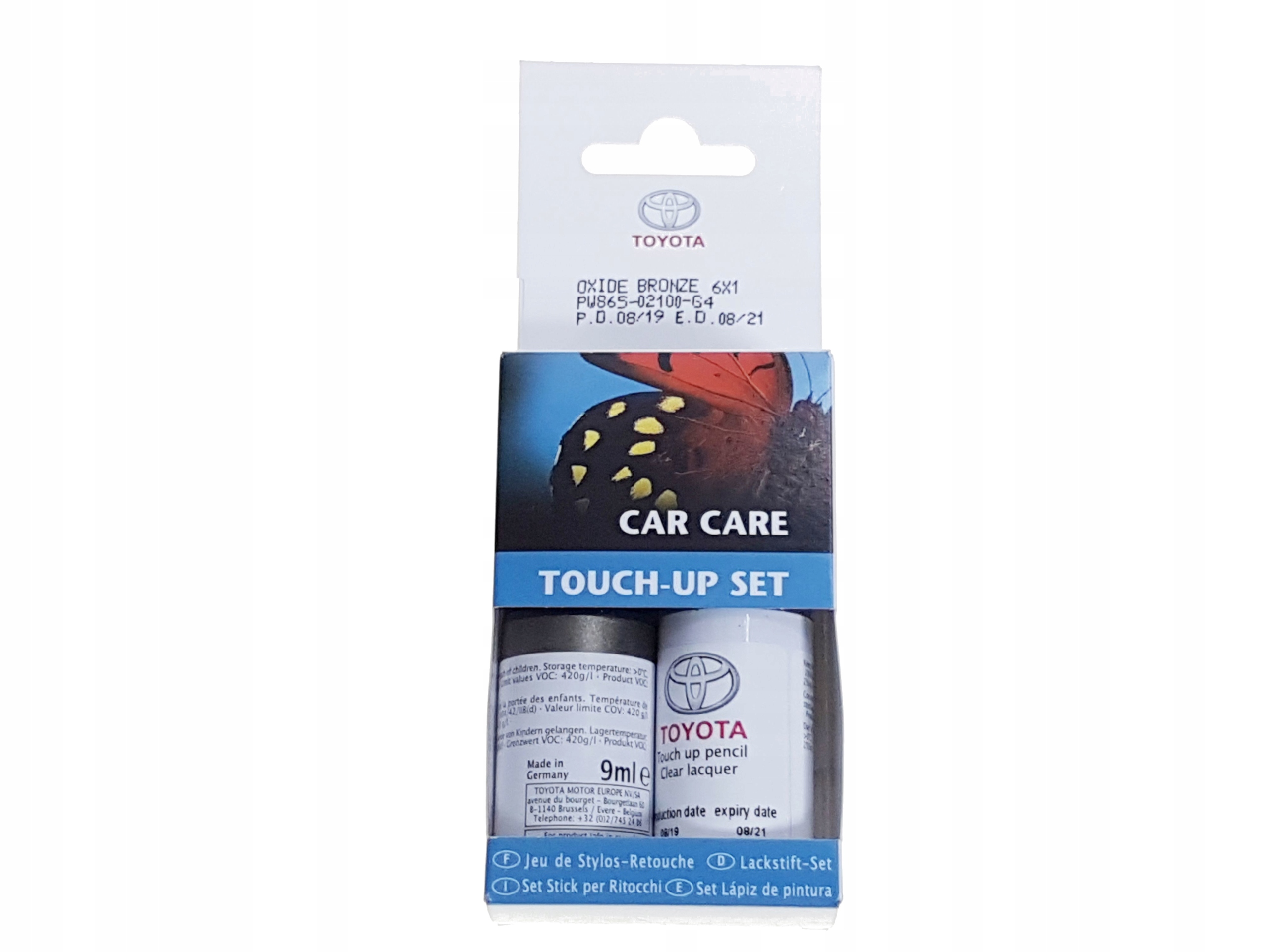 TOYOTA LEXUS LAKIER ZAPRAWKA FARBA KOLOR BRĄZ 6X1 Rodzaj zaprawki