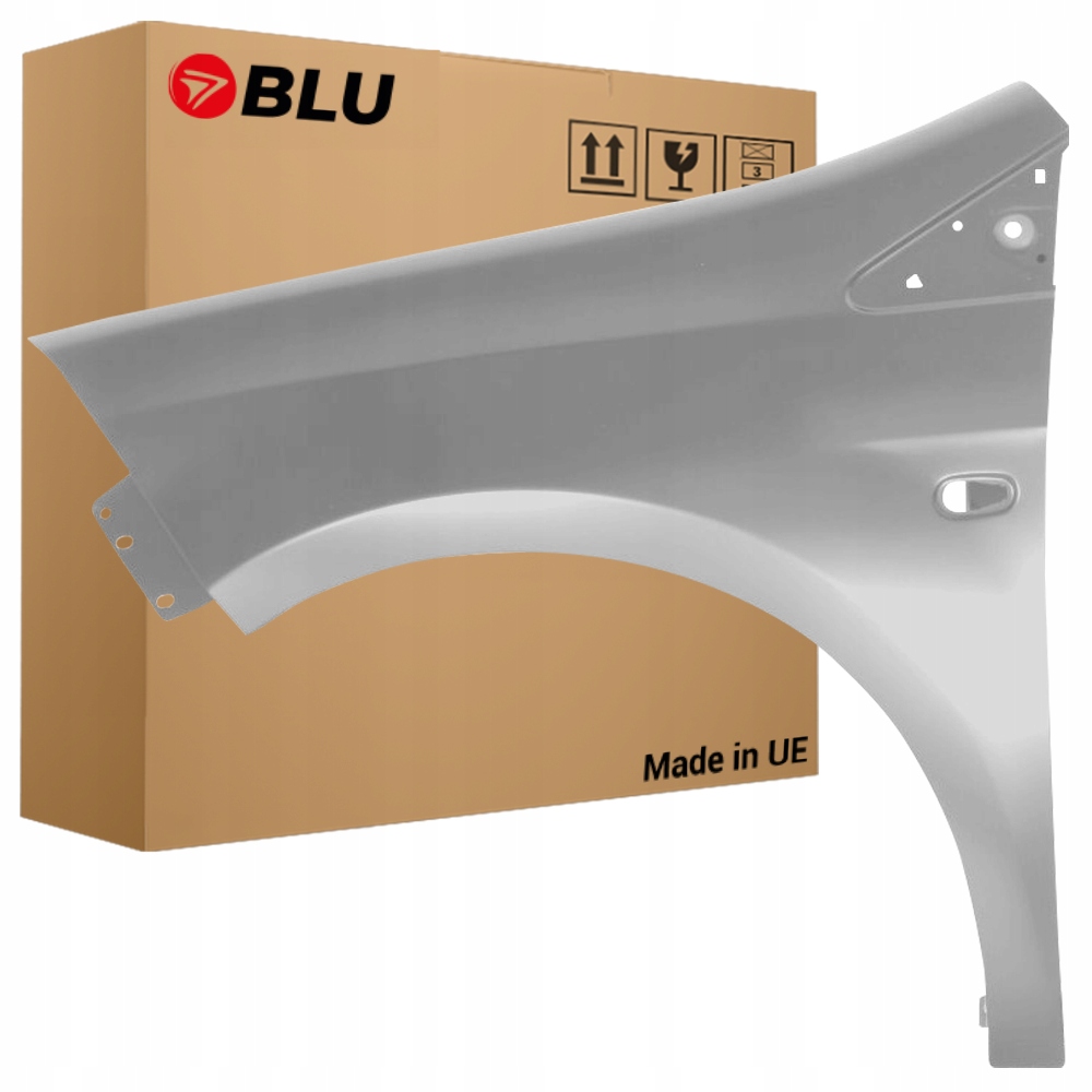 Blu Blatník Fiat Bravo 620B levý stříbrný 07-14 přední SilberGrau