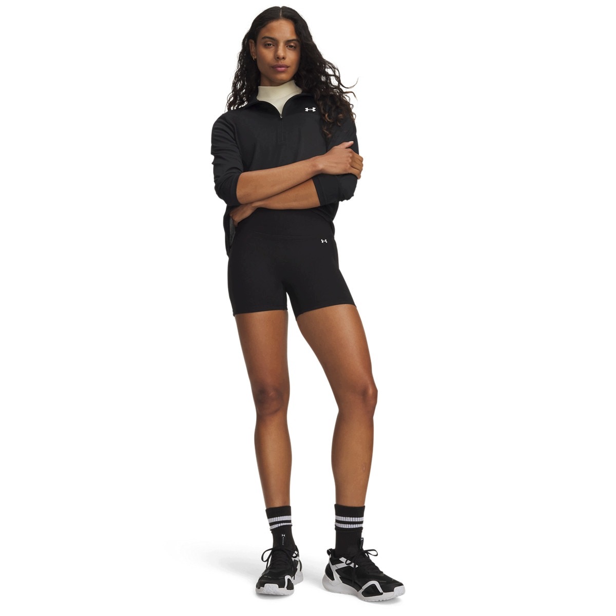 Damskie spodenki treningowe Under Armour Ua Motion Middy Czarny Xs