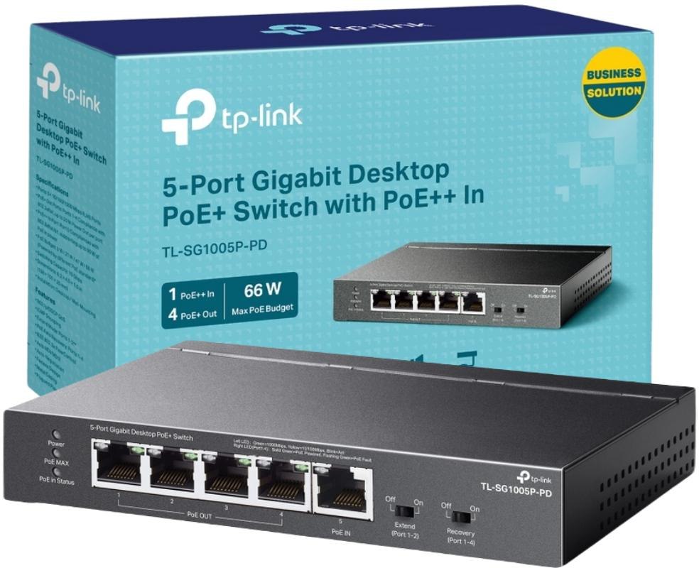 Switch Tp-link TL-SG1005P-PD (poe++)