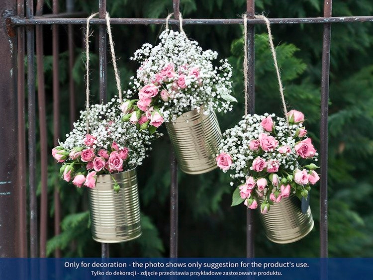 PUSZKI DEKORACYJNE PRĄŻKOWANE ZŁOTE DEKORACJA 5szt Marka inny