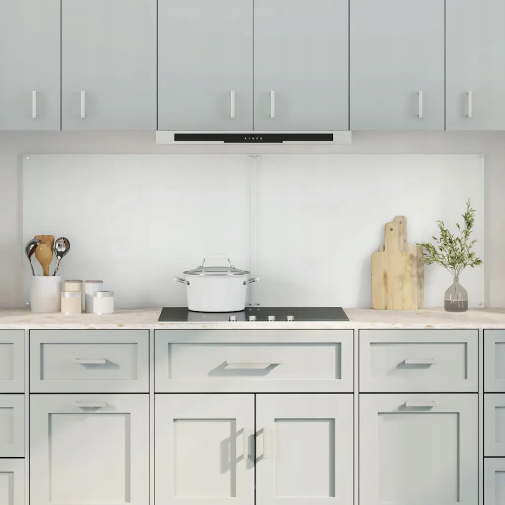 vidaXL Kuchyňský obklad 2 pcs Transparentní 90 x 60 cm tvrzené sklo