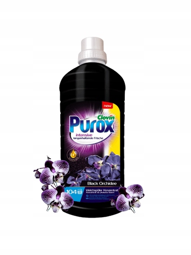 Levně 4x Purox Koncentrát Tekutá Aviváž 2,6 L Černá Orchidej Změkčuje