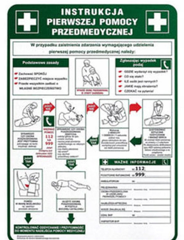 

Znak Instrukcja Pierwszej Pomocy Z-IB13-P