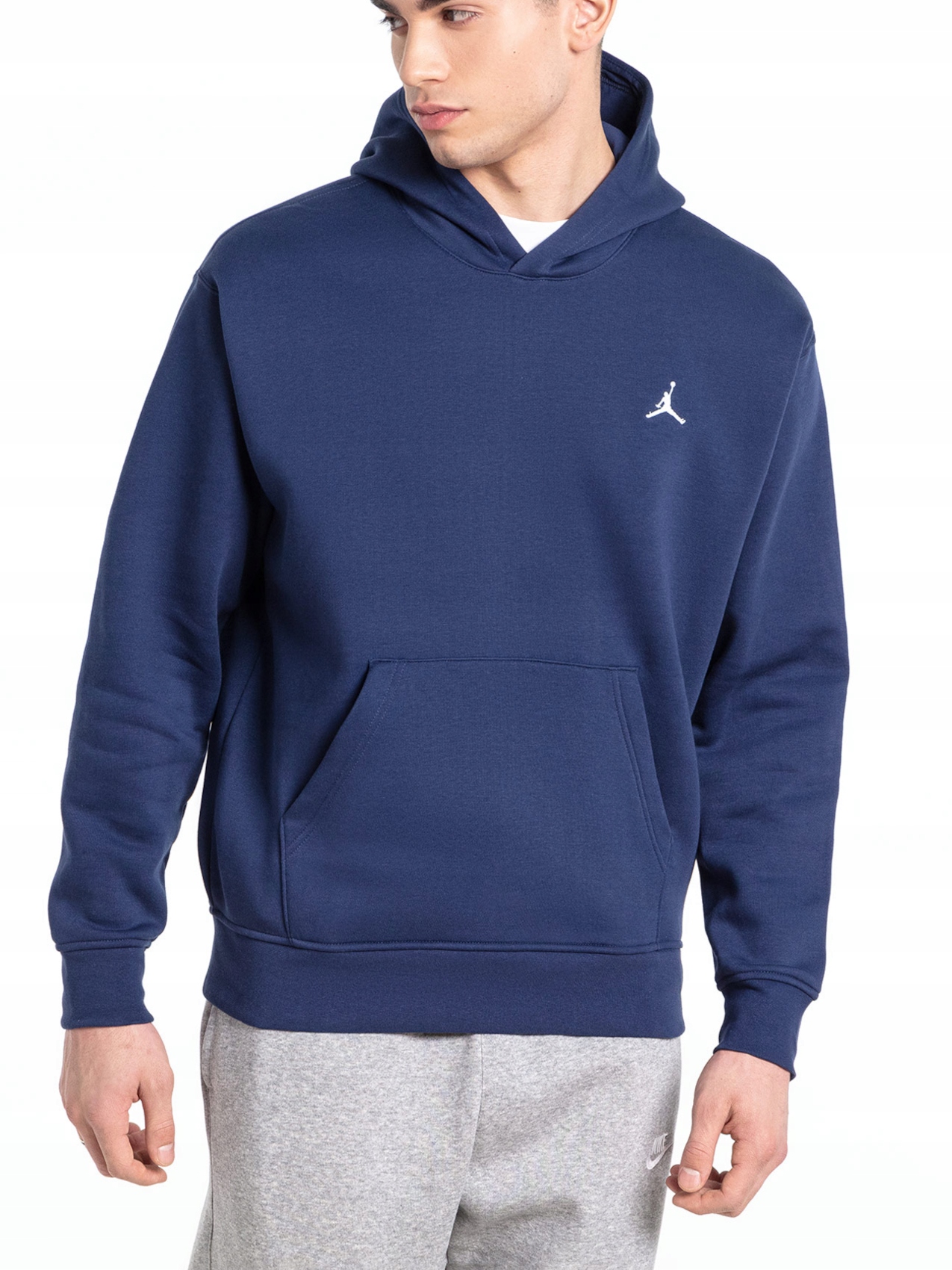 pánská mikina Nike Jordan Jumpman s kapucí FV7281-410, modrá, klokanka S