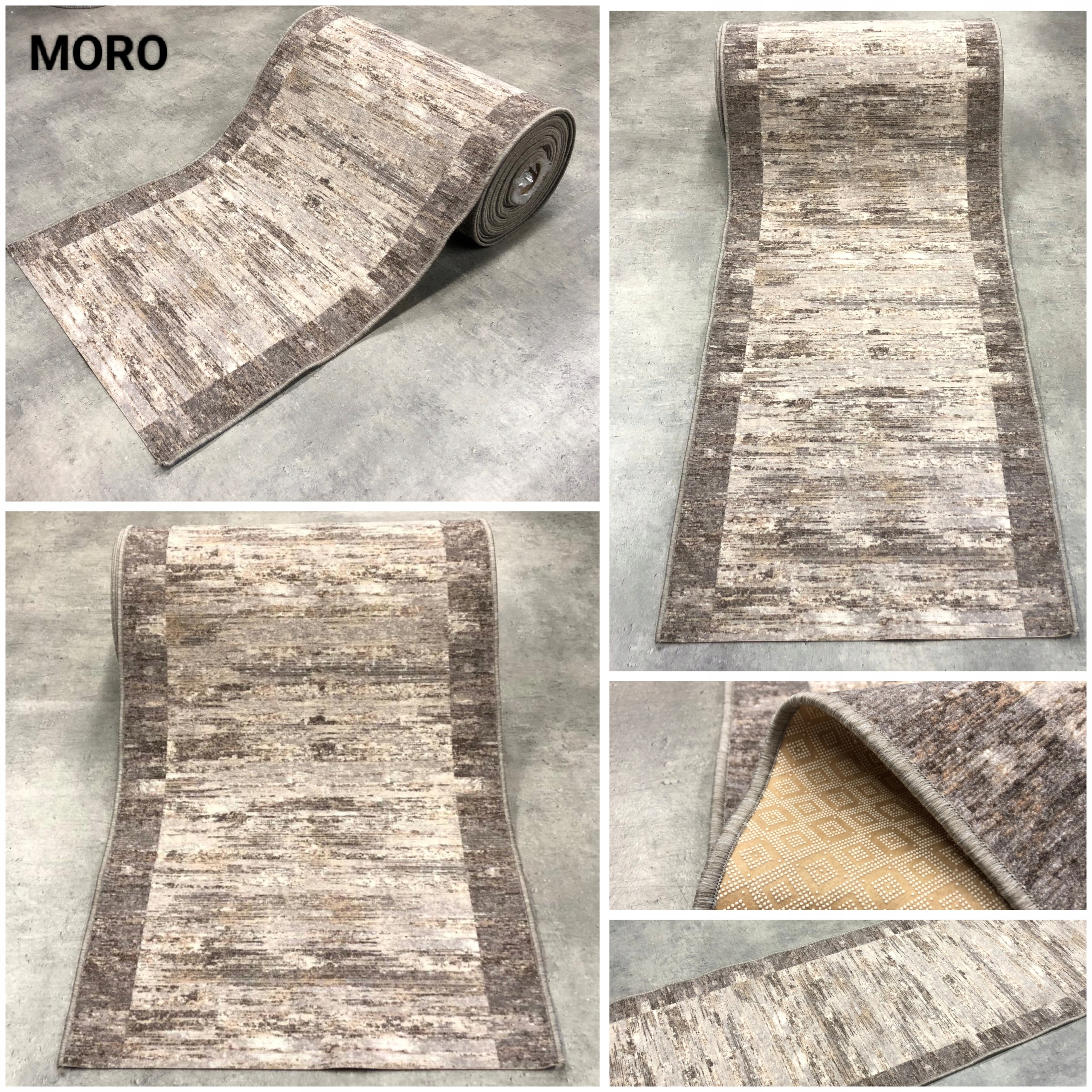 ANTYPOŚLIZGOWY MODNY CHODNIK 100cm WYTRZYMAŁY MIX Grubość 6 mm