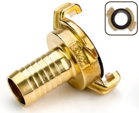 

Złącze kłowe Geka 1/2'' na wąż 13 mm Mosiądz