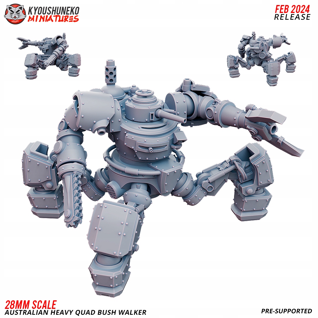 Australian Heavy Quad Bush Walker Kyoushuneko Mini