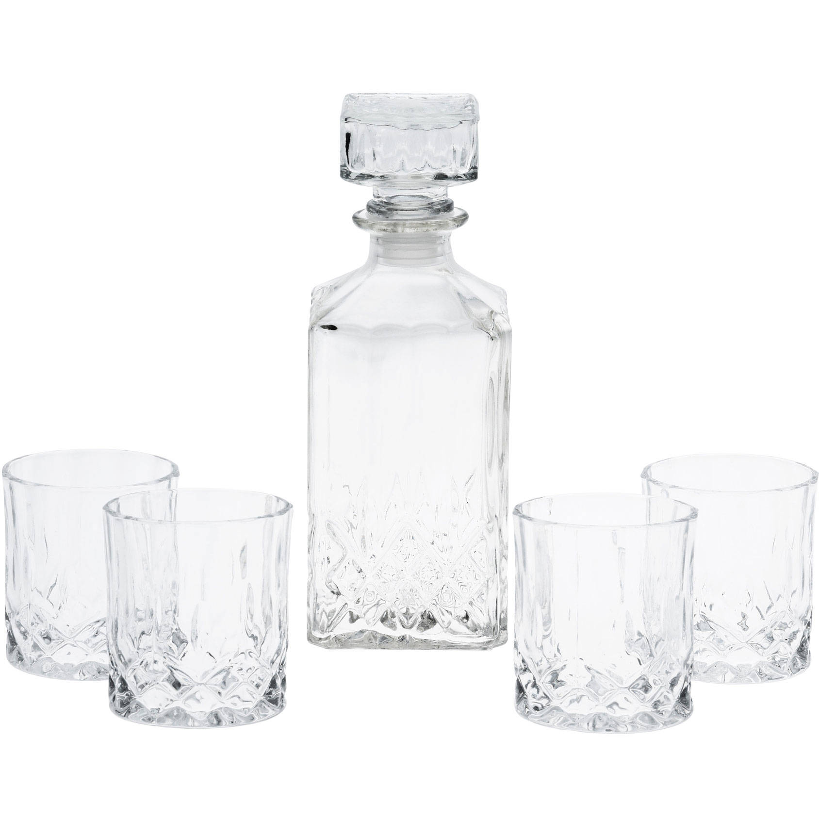 

Karafka 900 ml 4 Szklanki zestaw do whisky