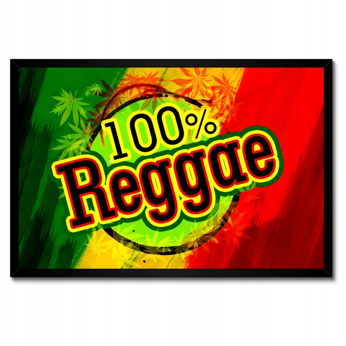Plakáty v rámu 60x40 Hudba Reggae 100 procent