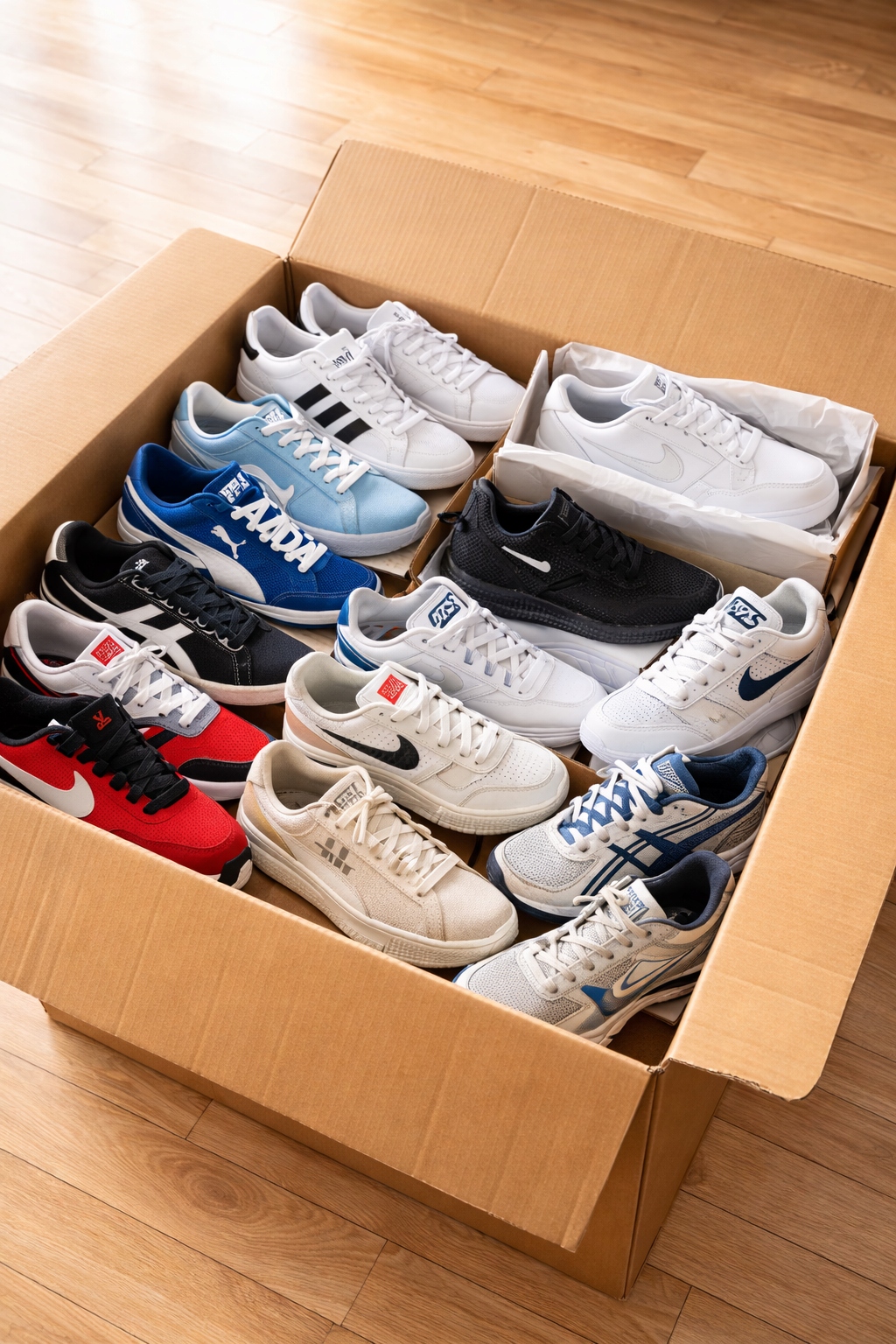 Pakiet Box Obuwia Mix używane i nowe