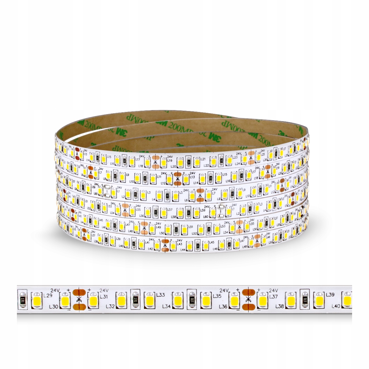 

Taśma 120LED 24V 2835 Wew. Zimna Biała 24W/m 1MB