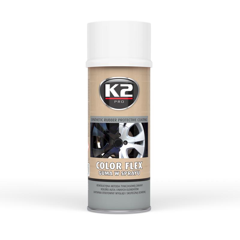 

K2 color flex guma w sprayu biała 400ml