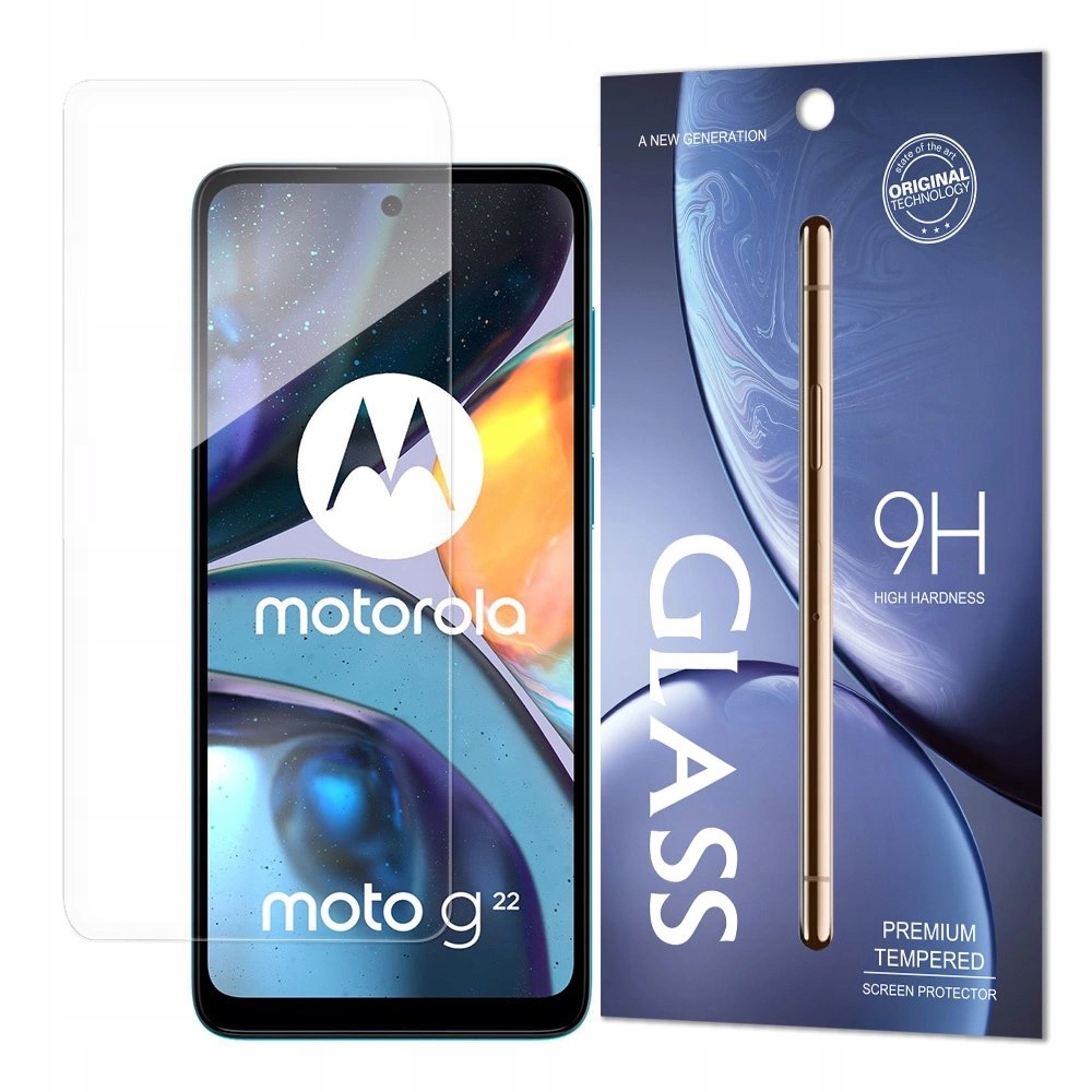 Tempered Glass szkło hartowane 9H Motorola Moto G22 (opakowanie koperta)