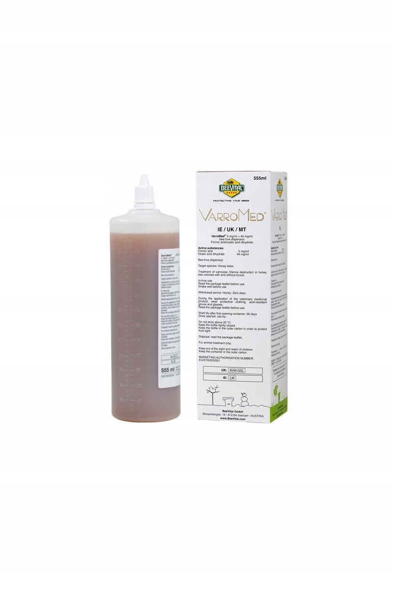 

Lek do zwalczania warrozy BeeVital Varromed 555ml