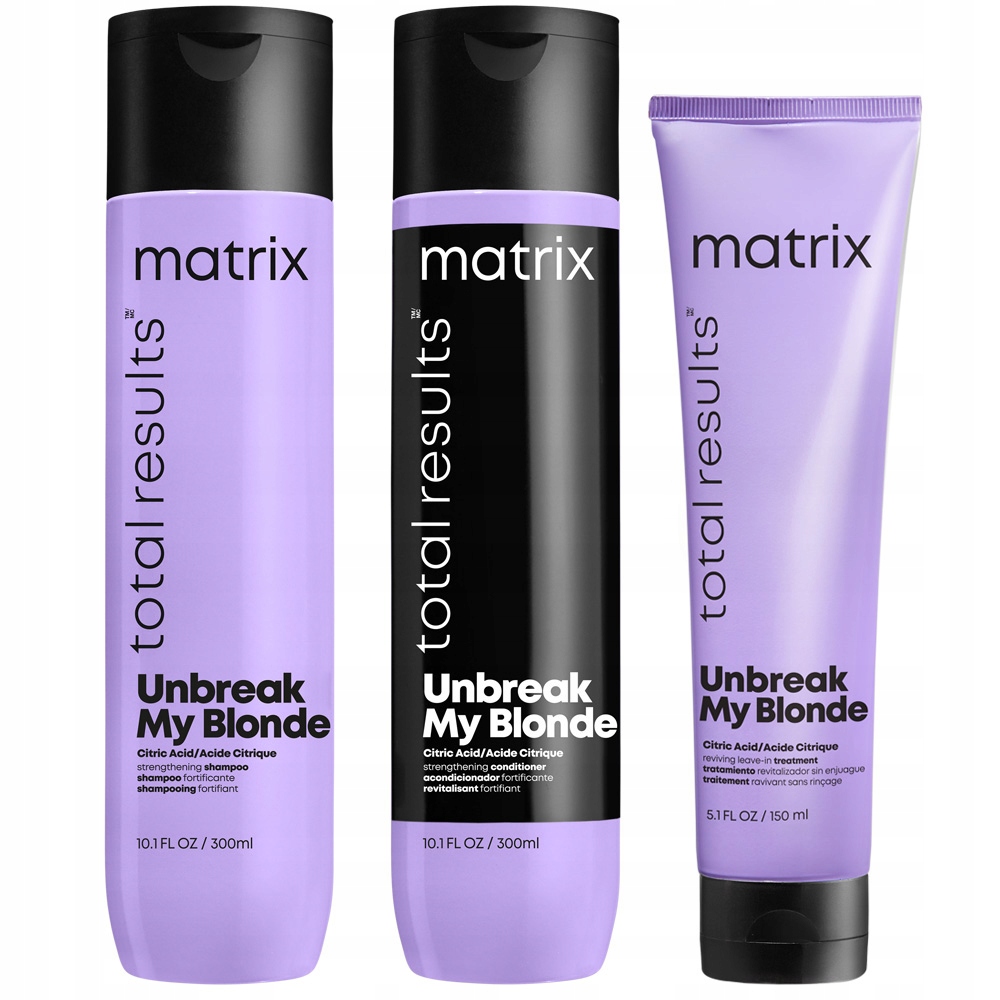 

Matrix Unbreak my Blonde Szampon Odżywka Kuracja