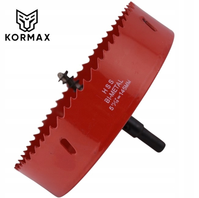 Otwornica 145mm Otwornica bimetalowa do metalu drewna M42 Hss Pvc Gk Stali