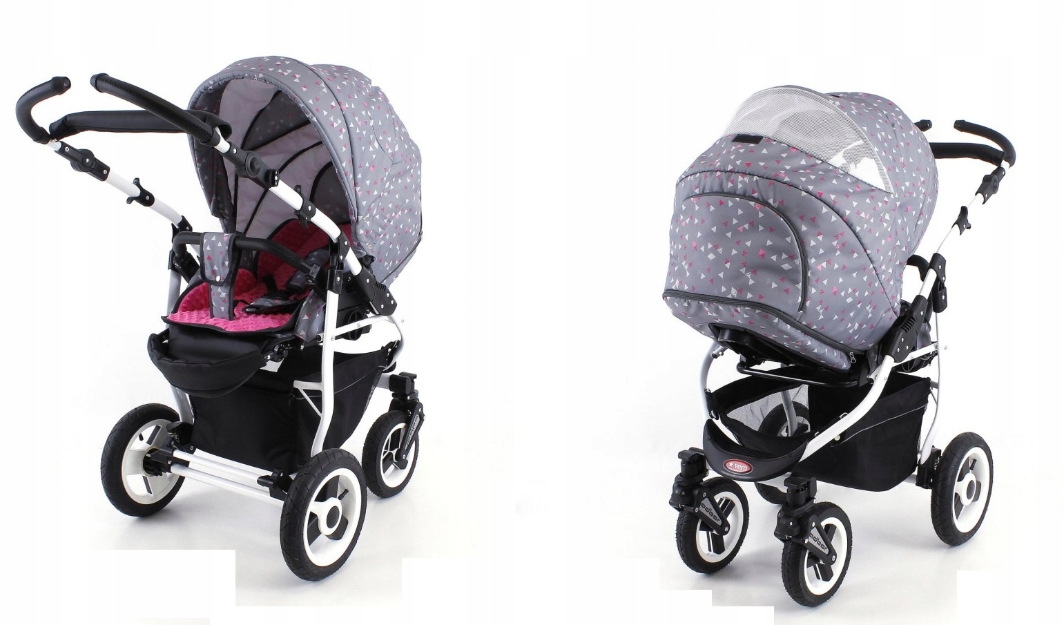 Wózek spacerowy VERO ADBOR dwukierunkowy Waga (z opakowaniem) 14 kg