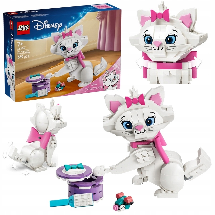 LEGO DISNEY 43286 ARYSTOKRACI UROCZA MARIE KLOCKI + KATALOG W WERSJI PDF