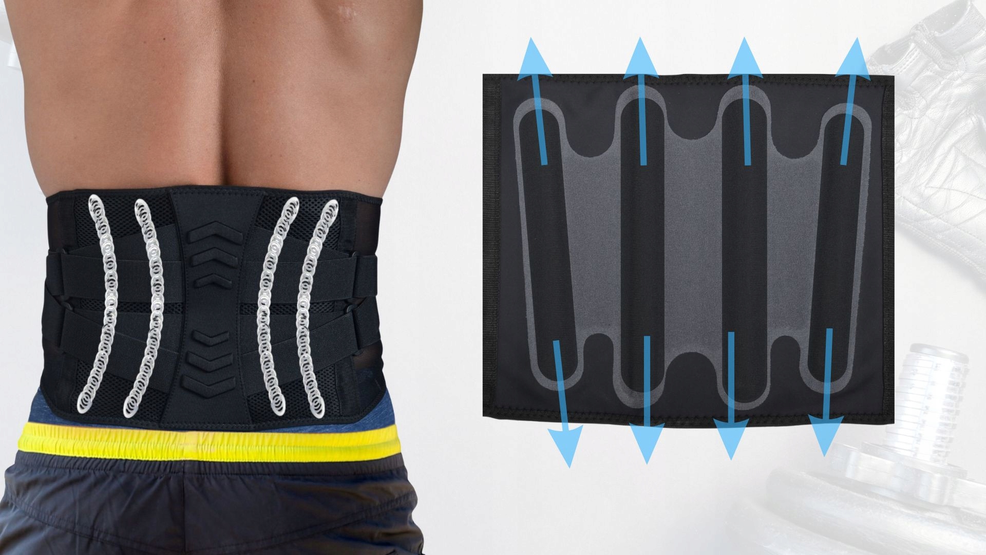 PAS STABILIZATOR USZTYWNIAJĄCY NA KRĘGOSŁUP LĘDŹWIA LĘDŹWIOWY ORTOPEDYCZNY Rodzaj inny