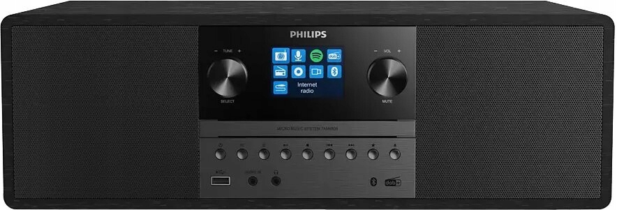 Philips TAM6805 Mini Veža Rádioprehrávač Internetové Rádio Blueooth Dab+
