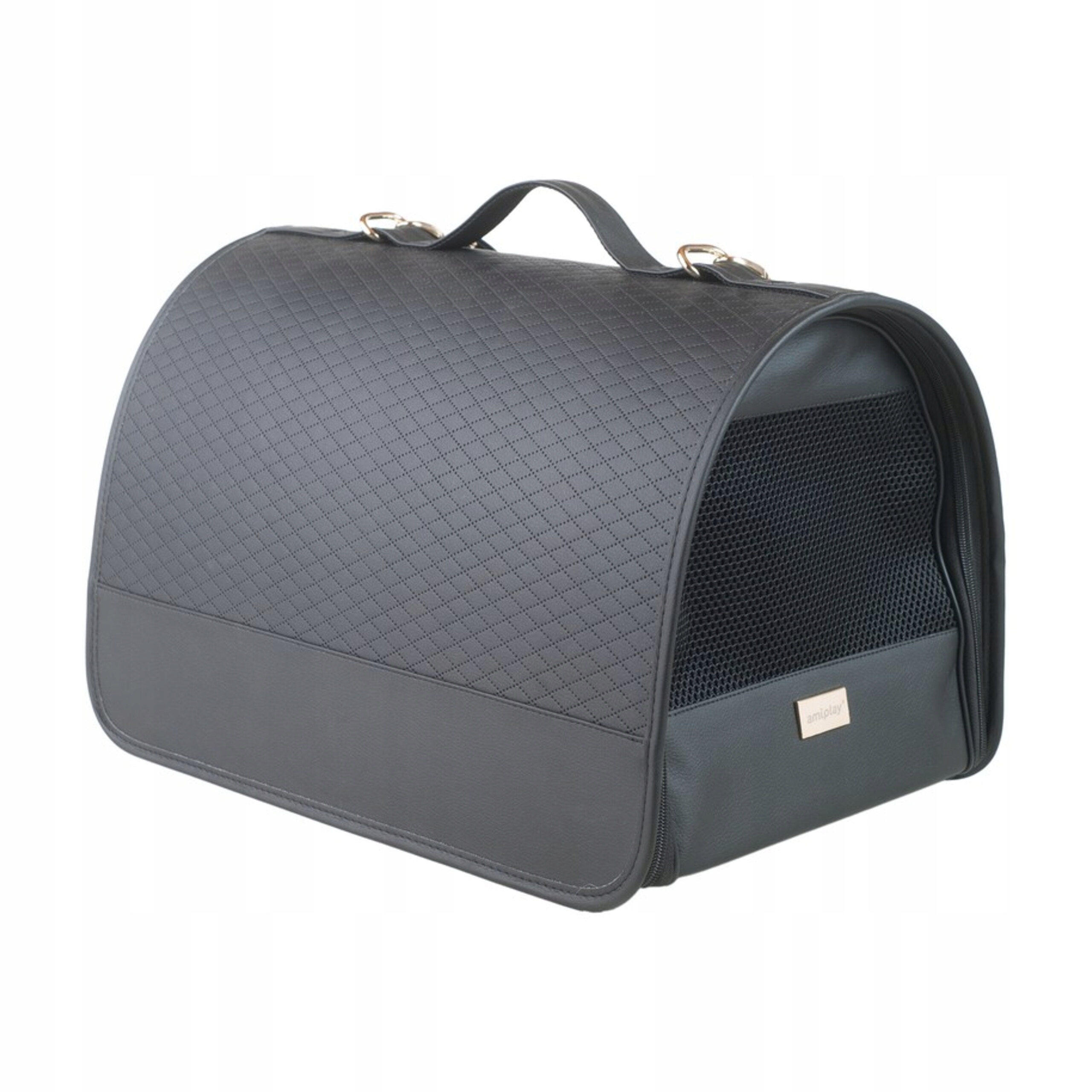 Levně Přepravní taška pro psa Amiplay New York, skvělá ventilace, 45x29x28 cm