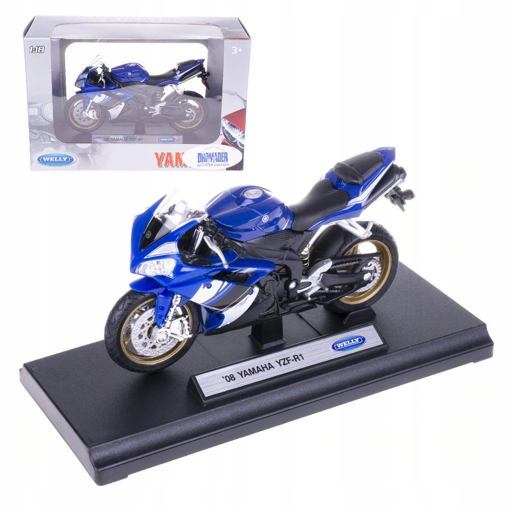 

Yamaha YZF-R1 motocykl model skala 1:18 Welly