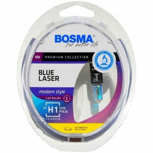 

Bosma Żarówki H1 Blue Laser 12V 55W P14,5S E4
