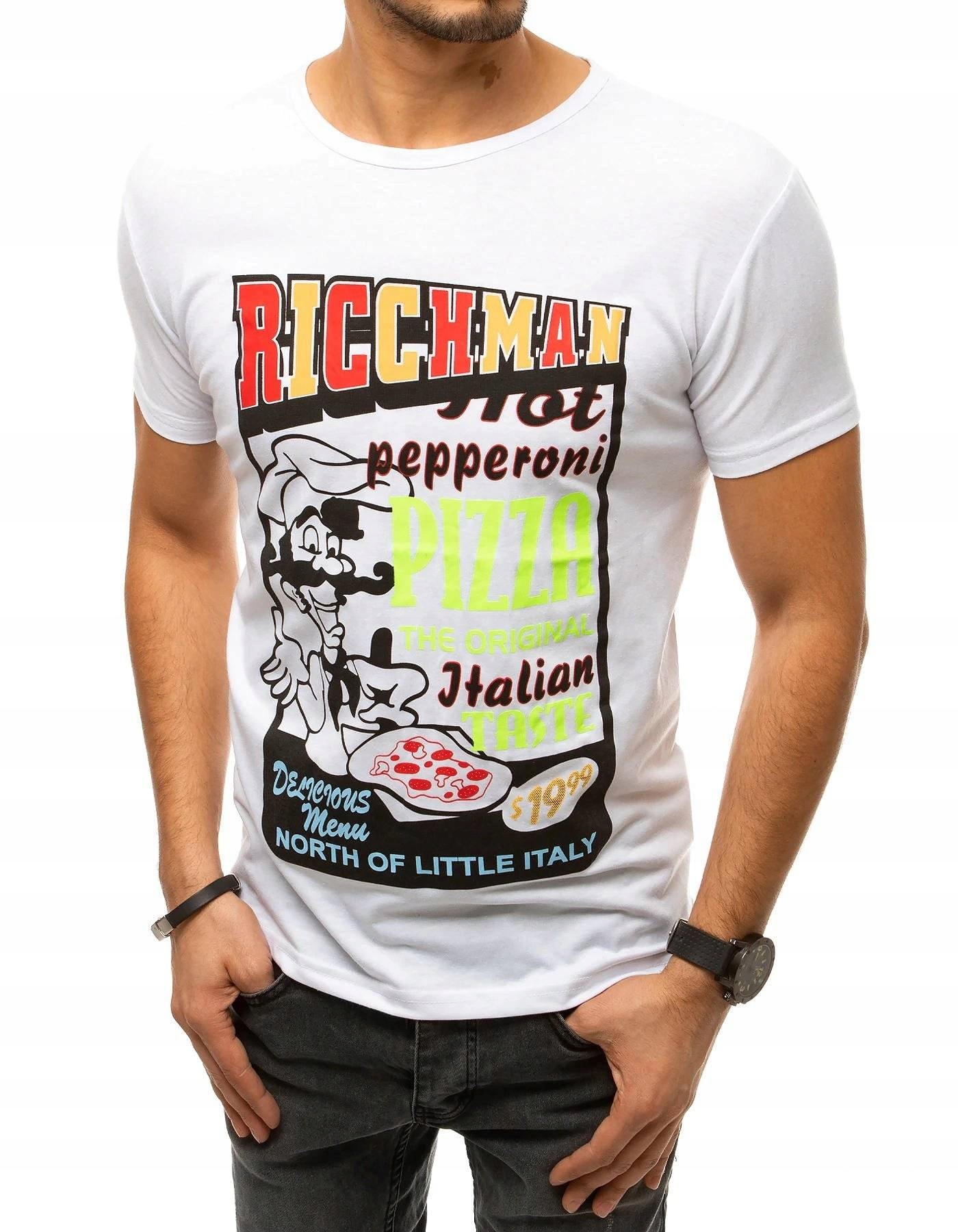 

Męska Koszulka T-shirt Z Nadrukiem rx4372 - XXL