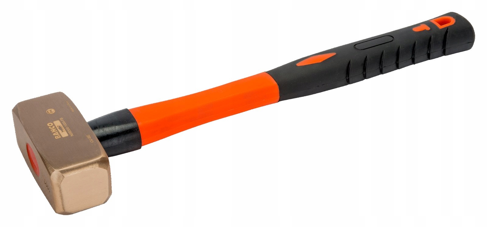 MŁOTEK NIEISKRZĄCY CU-BE 3000G TYPU NIEMIECKIEGO Z RĘKOJEŚCIĄ Z WŁÓKNA SZKL