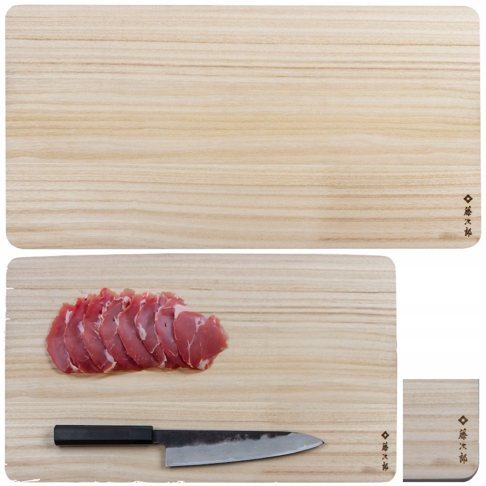 Doska na krájanie Tojiro drevo paulovnia 53x29,5 cm japonská F-347