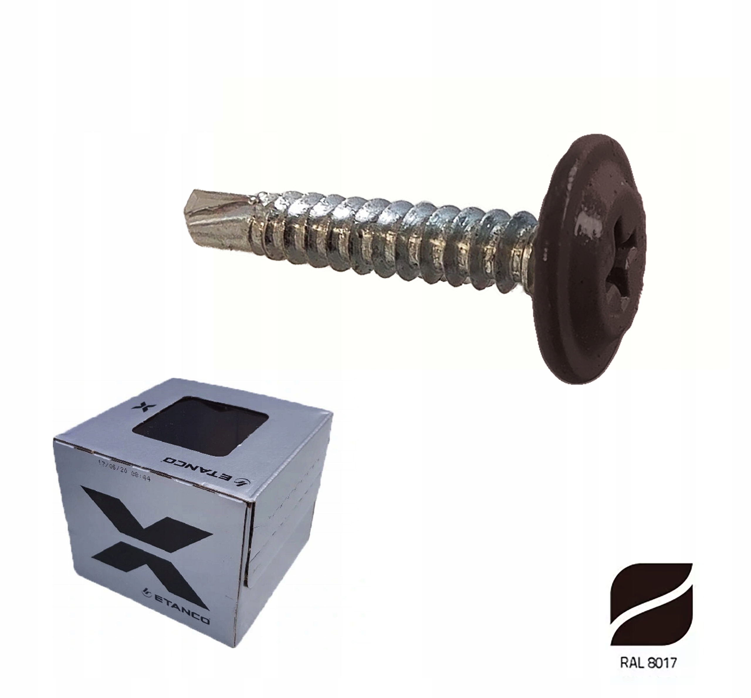 

Etanco Wkręt obróbkowy do blachy 4,2x16 RAL8017