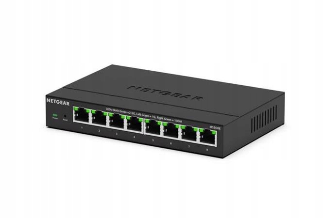 Netgear 8-Port 2.5G Multi-Gigabit Ethernet Unmanaged Switch MS308
