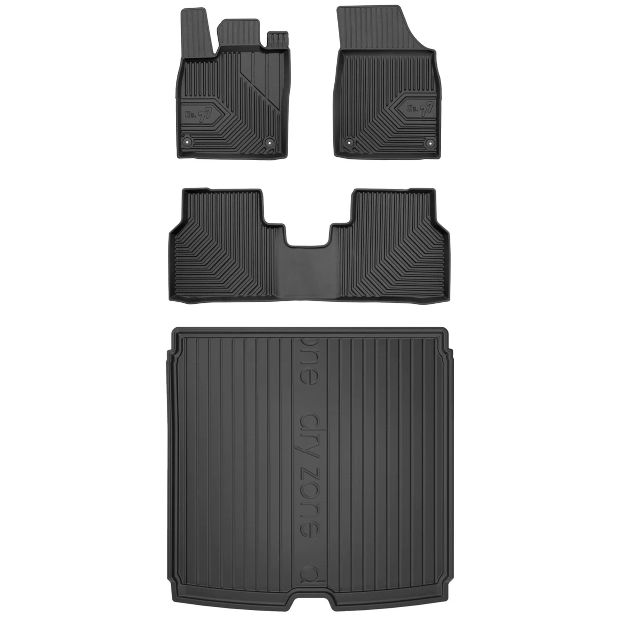 Gumová sada kobercov a rohoží Škoda Enyaq iV od roku 2020