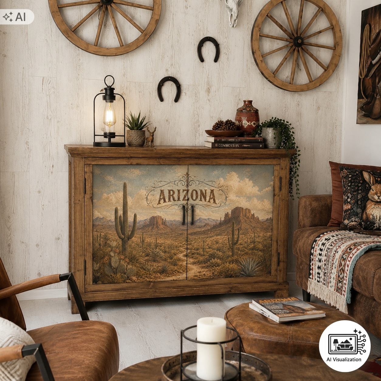 Sada nábytkového papíru pro decoupage FPA1091 Série Route 66