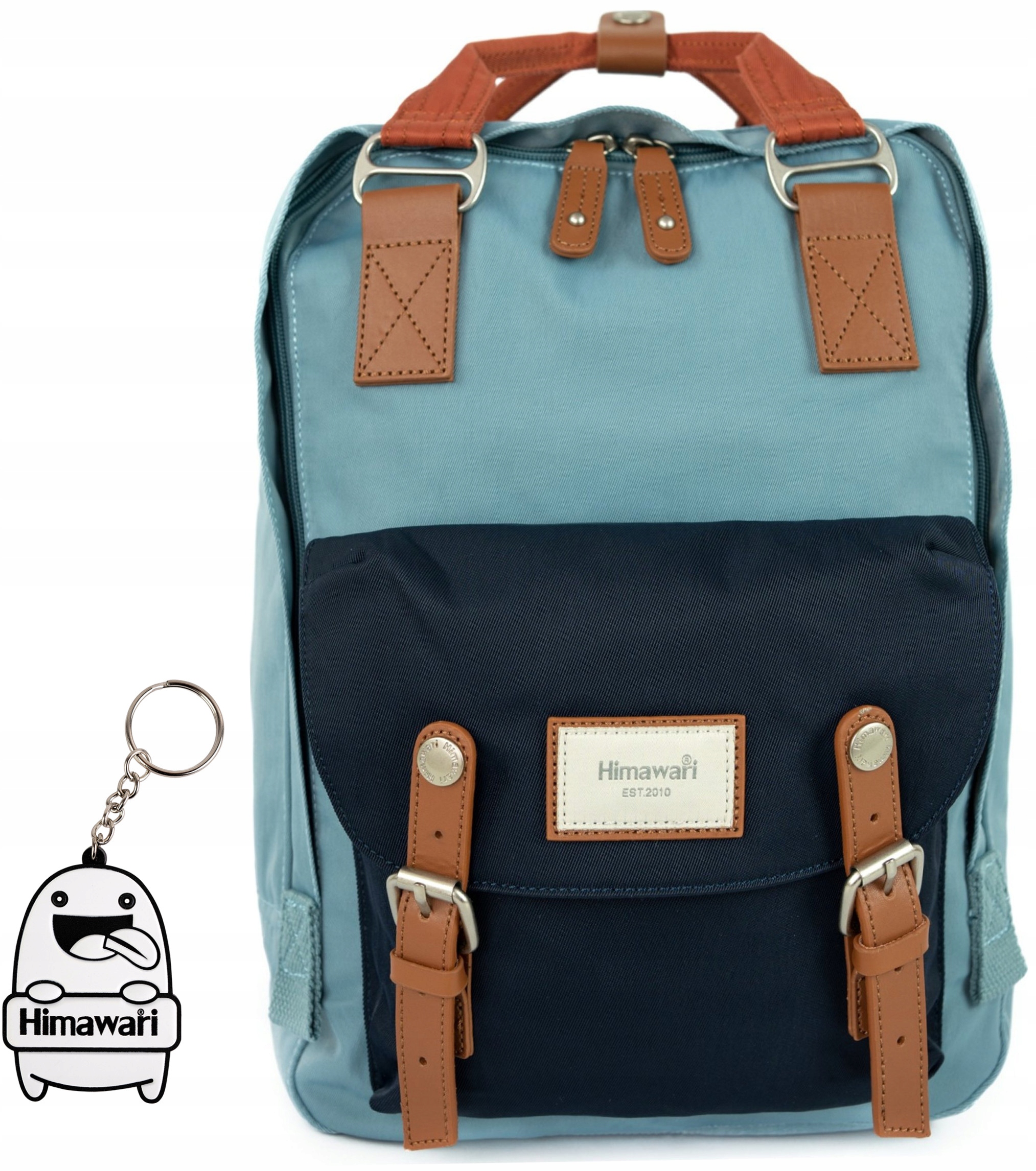 Batoh Himawari Double Autumn S multifunkční, světle modrý