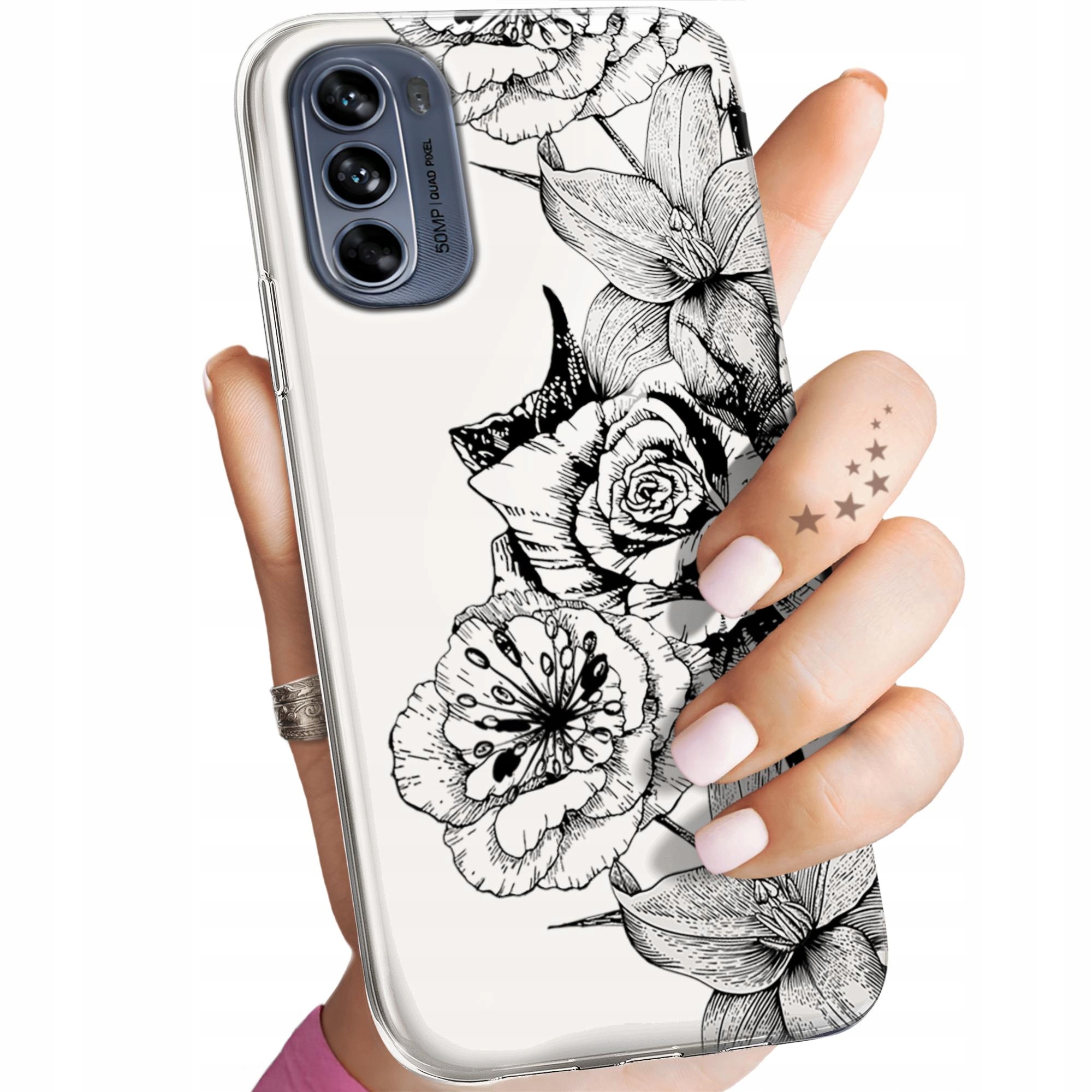 Etui Do Motorola Moto G62 5G Beżowe Kremowe Ecru Obudowa Pokrowiec