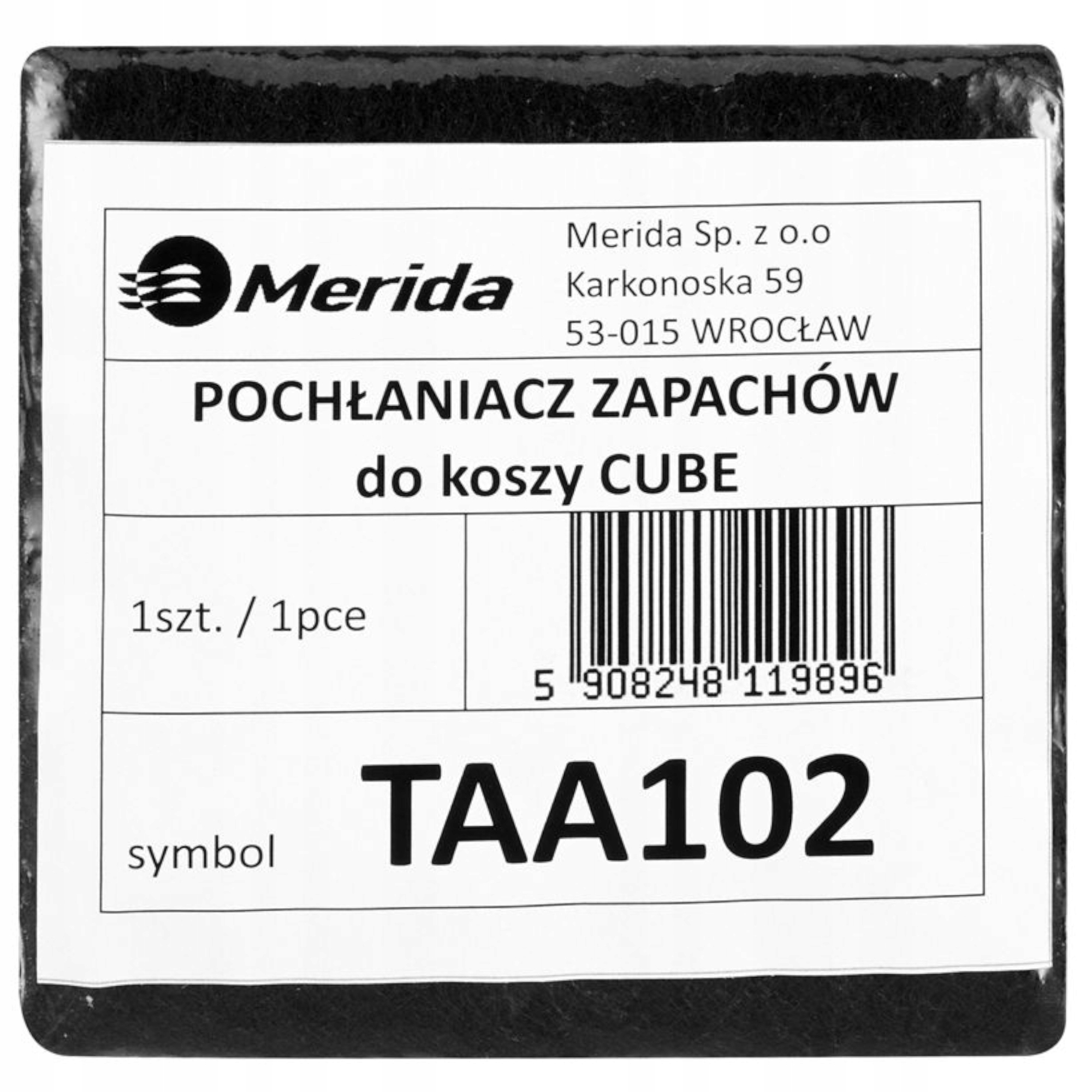 MERIDA POCHŁANIACZ ZAPACHÓW DO KOSZY CUBE, TAA102