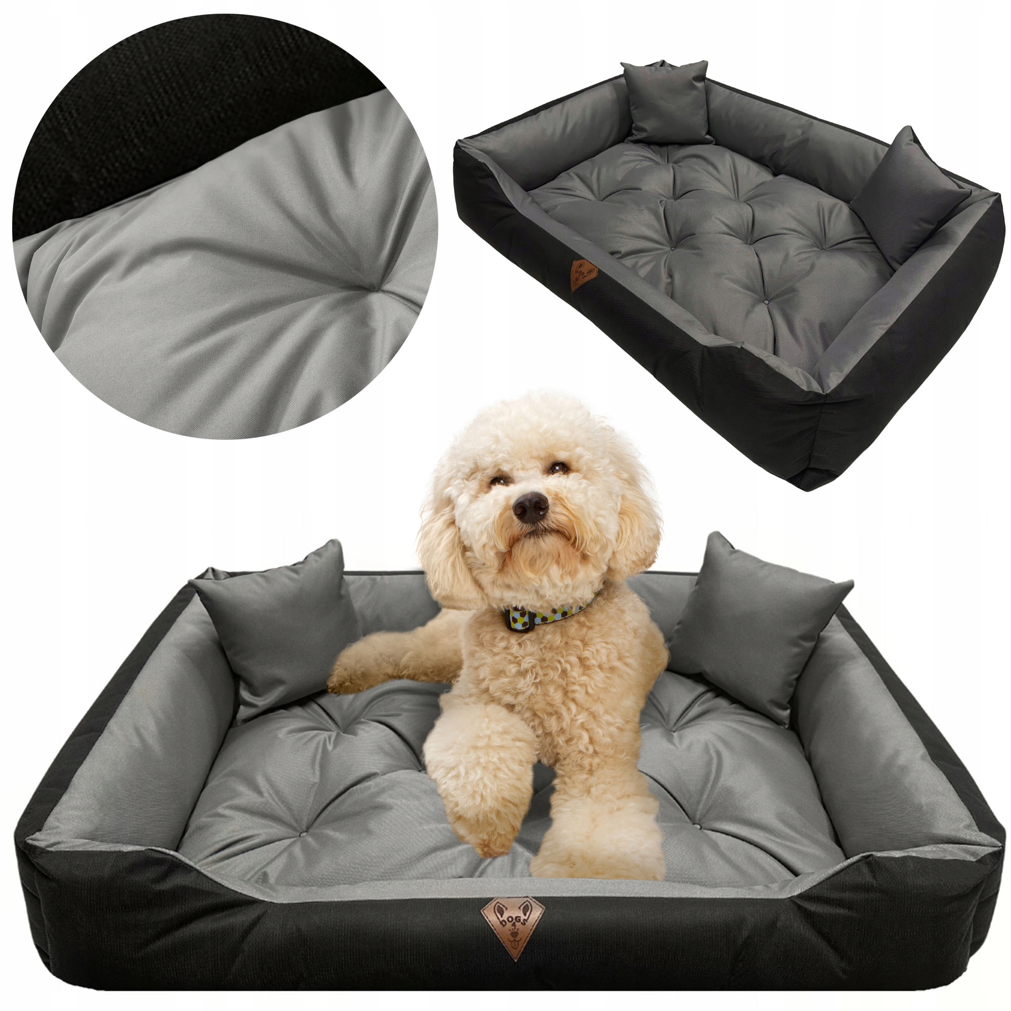 Pelíšek Pro Psa Pohovka Potah 145X115 CM Voděodolné Polštáře