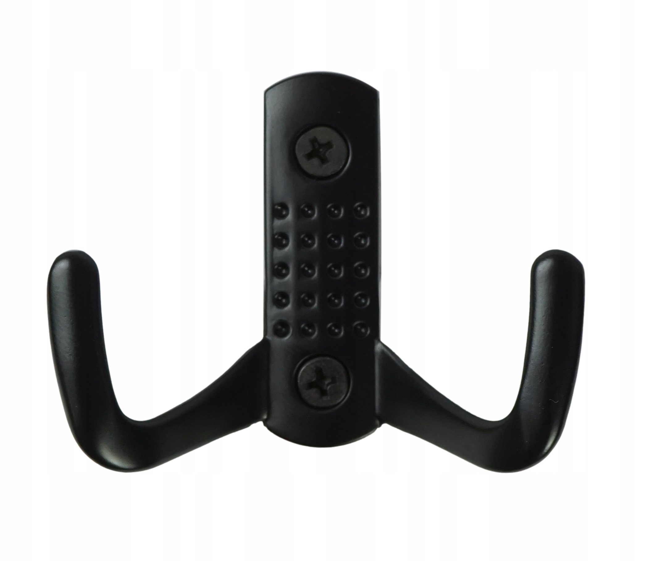 Wieszak, haczyk przykręcany na ubrania czarny