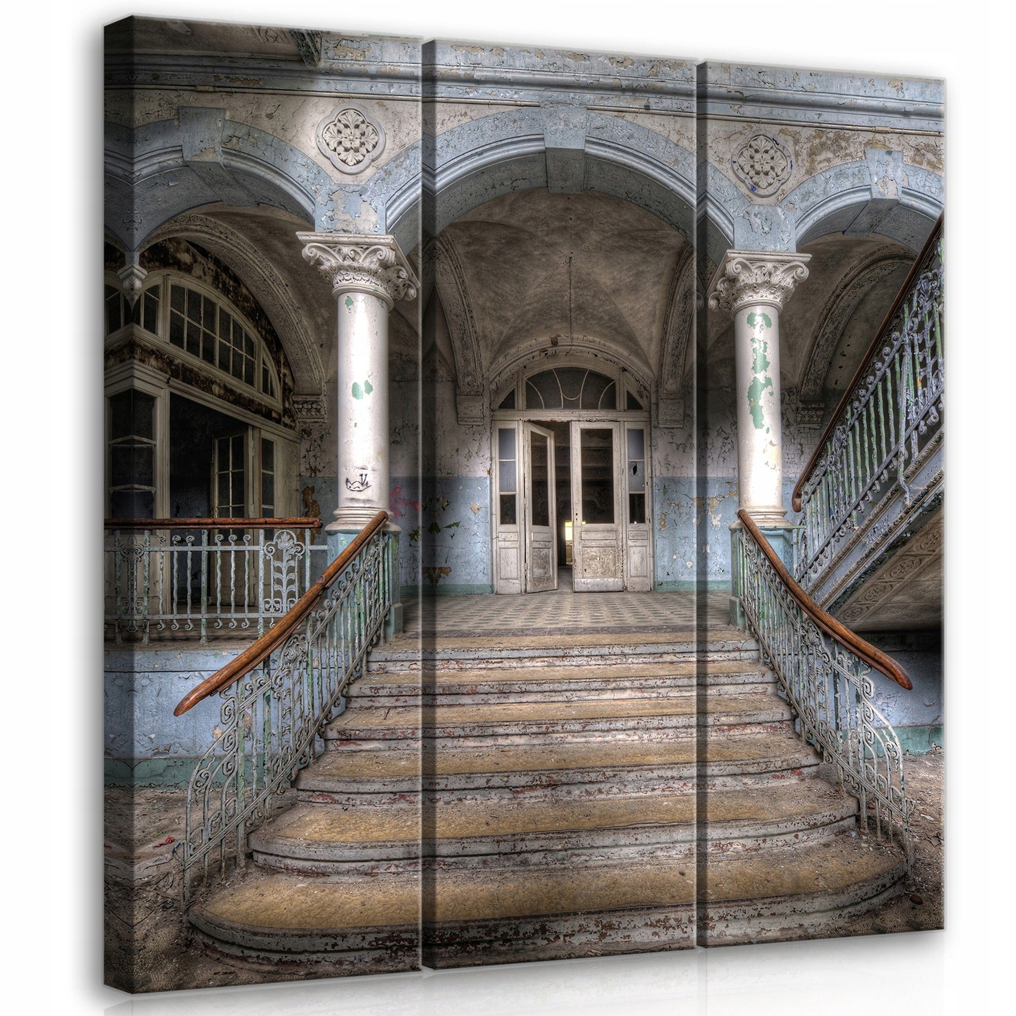 Obraz 90x100 Opuštěný opuštěný starý majestátní tajemství historie