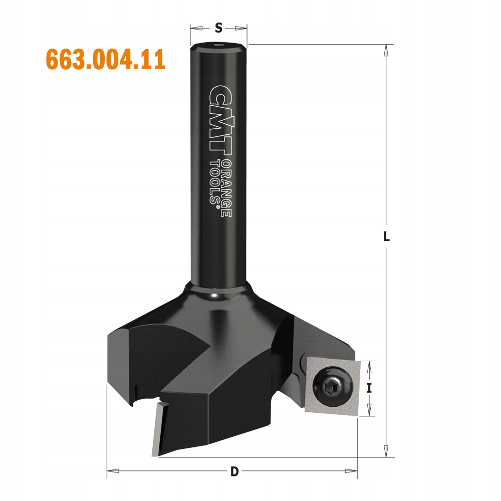 Cmt Fréza pro plánování vyměnitelných dlaždic D60 S12