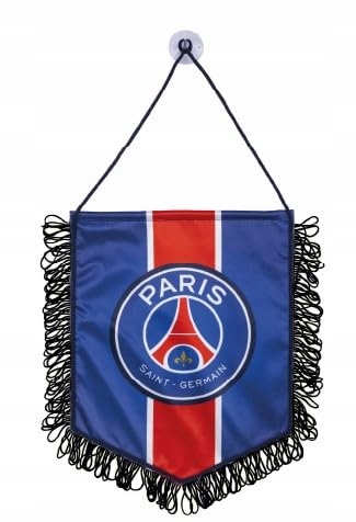 Oficjalnie licencjonowany proporczyk Psg Paris Saint-Germain herb 9 x 11 cm
